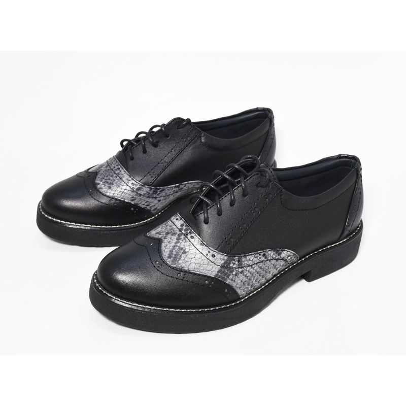 GENERICO - ZAPATO OXFORD MUJER VAQUERO_.