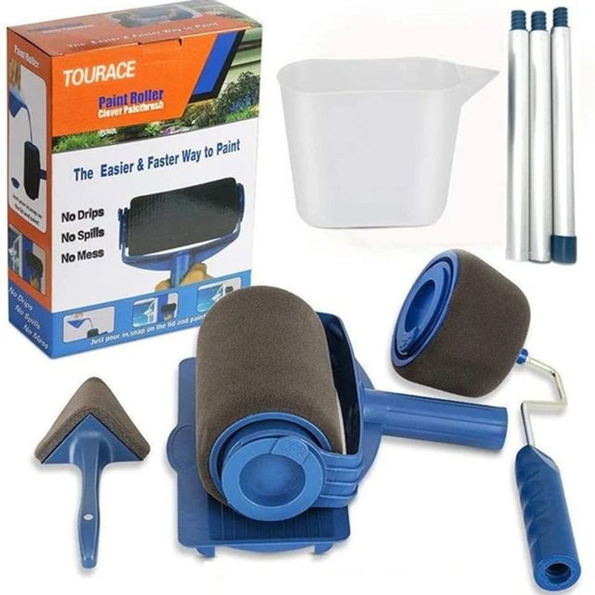 OEM - Rodillo para Pintar Pinturas al Agua Kit Completo