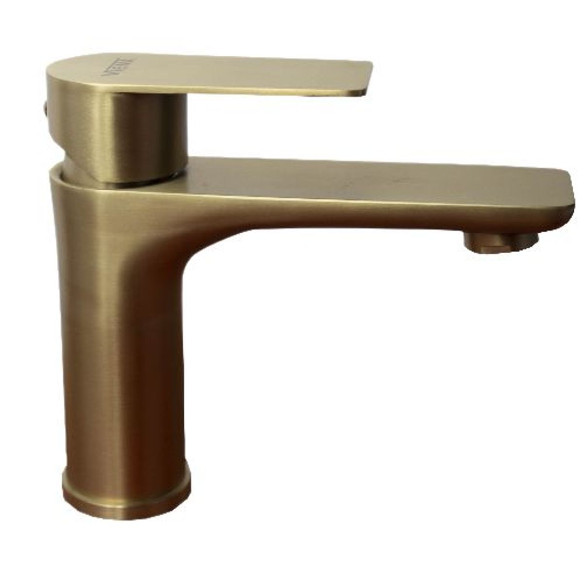 GENERICO - Monocomando 20 cm Redondo Oro Pico Largo