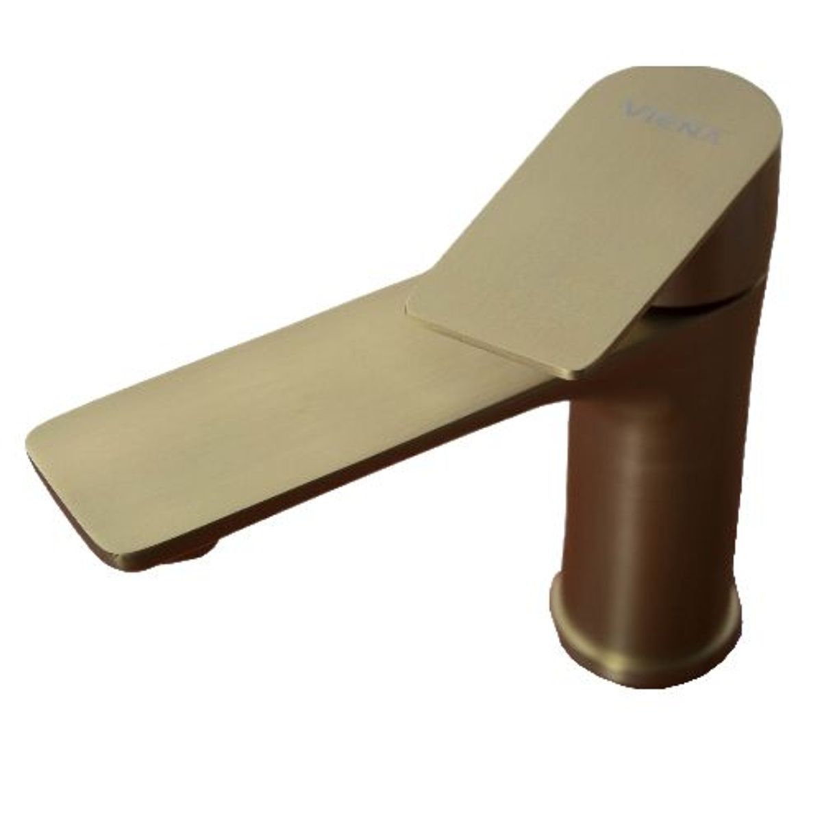 GENERICO - Monocomando 20 cm Redondo Oro Pico Largo