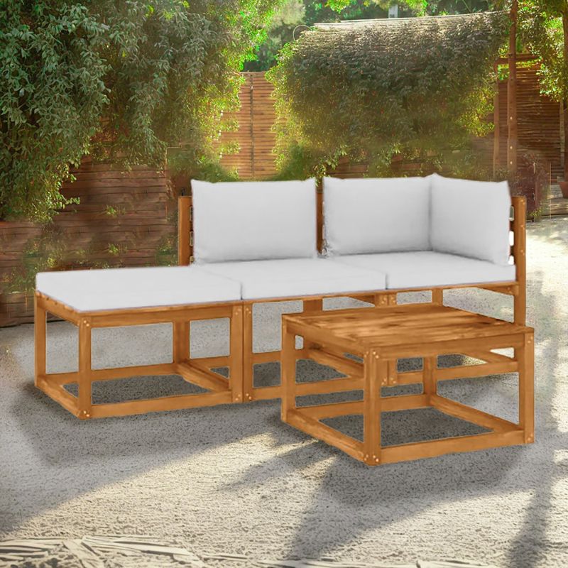 MOVENDA - Sofá de terraza Colibri 3 personas con mesa Movenda