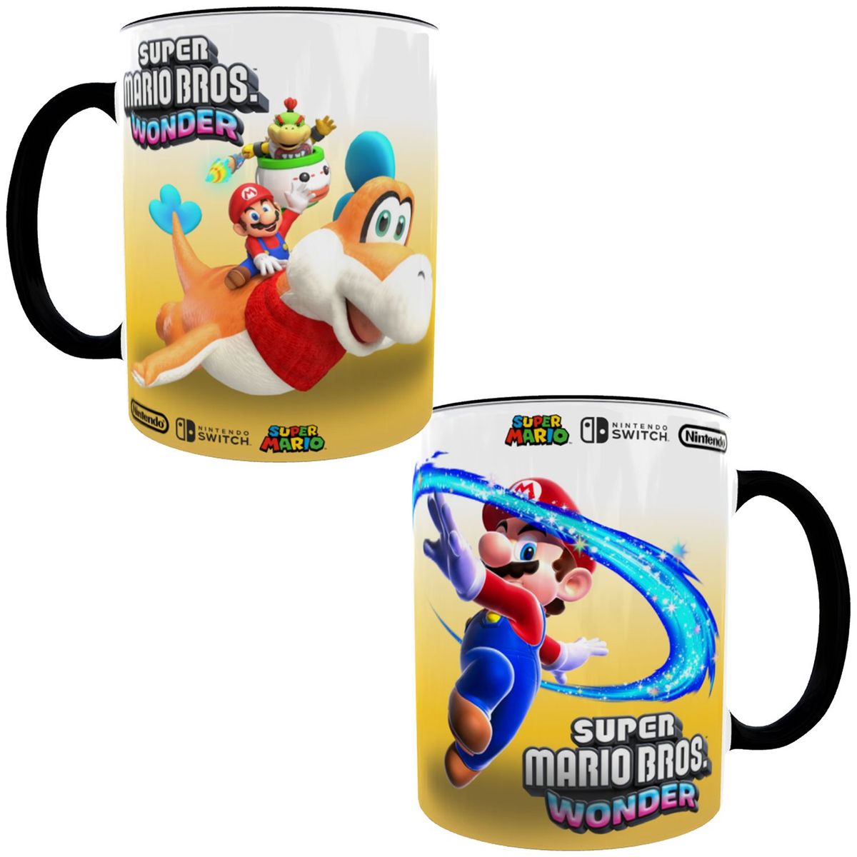 NINTENDO - Super Mario Bros Wonder Nintendo Switch  +Taza