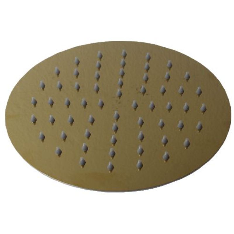 GENERICO - Cabeza de ducha 8 Dorado Redondo