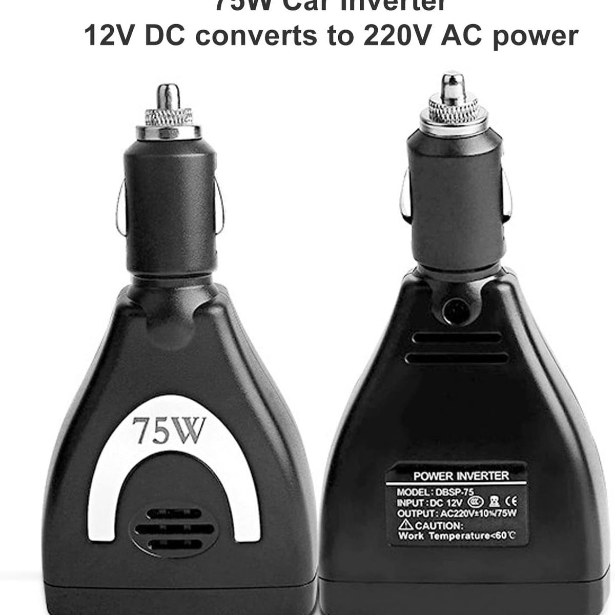 OEM - Inversor de Corriente para Auto de 12v A 220v USB 75W