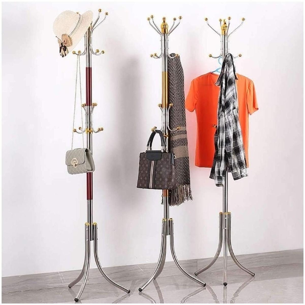 MINARI - Perchero de Pie Organizador Colgador de Ropa P40 - color aleatorio