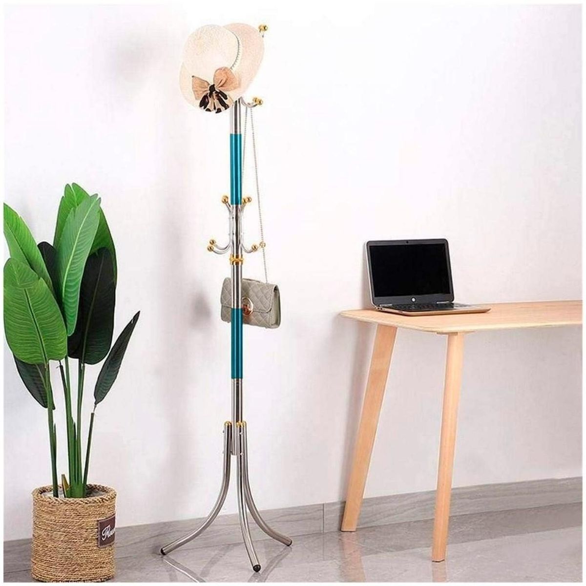MINARI - Perchero de Pie Organizador Colgador de Ropa P40 - color aleatorio