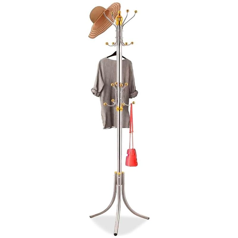 MINARI - Perchero de Pie Organizador Colgador de Dormitorio Oficina Sala PL P40