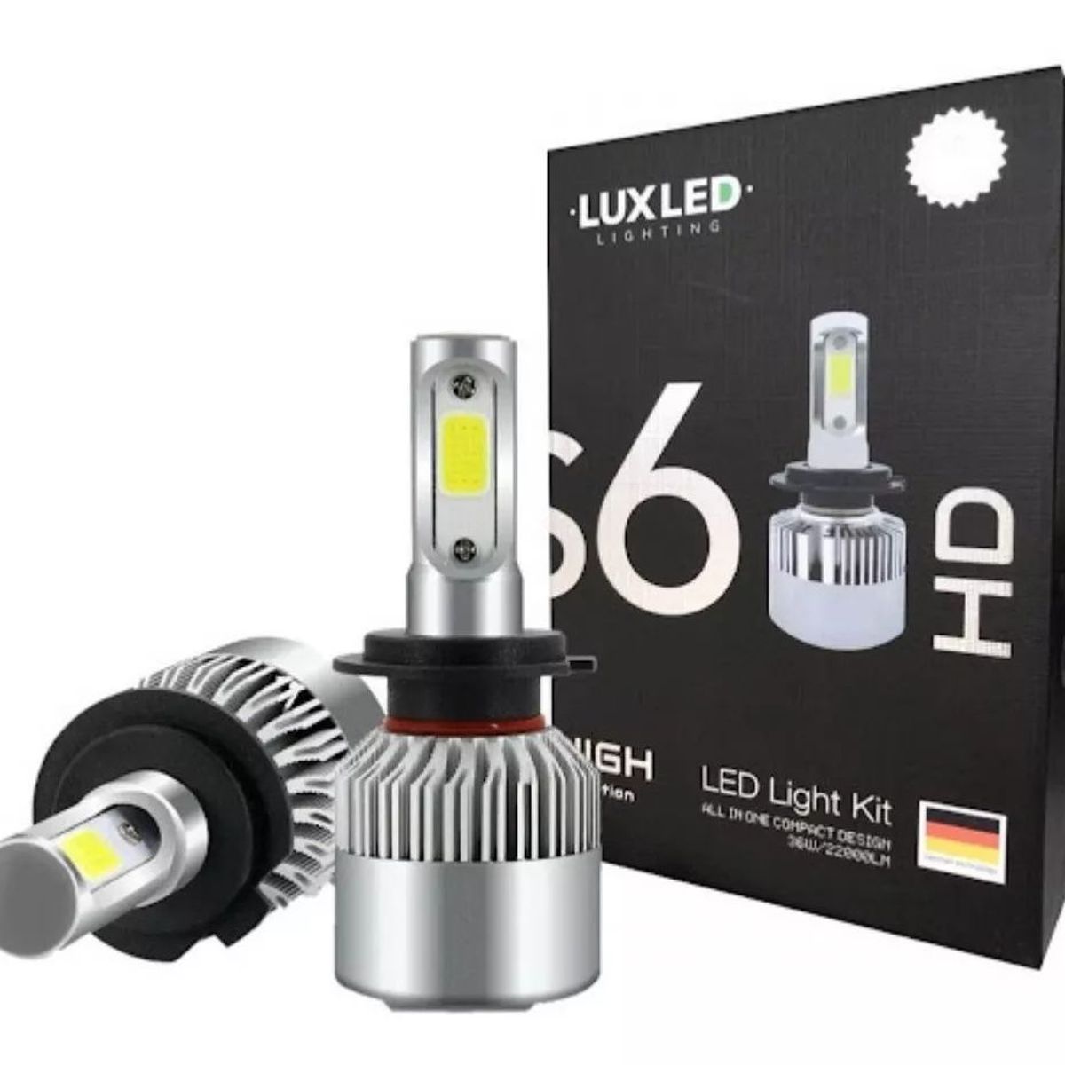 KOBO - Focos Kit Led Faro Auto Moto Tecnologia Alemana H7