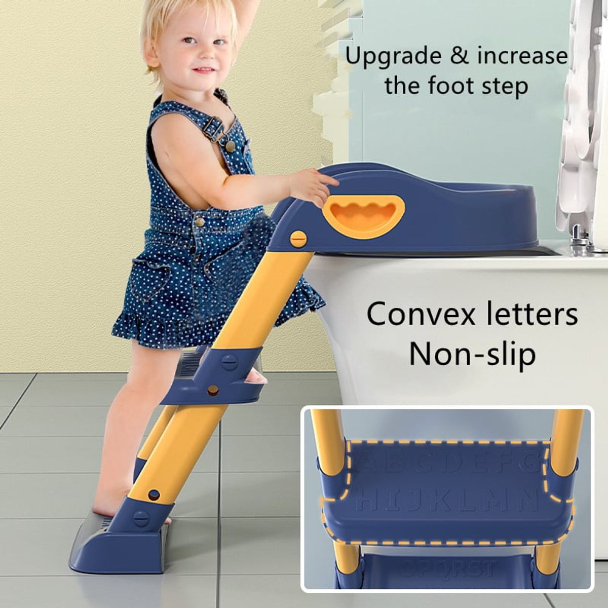 GENERICO - Asiento Inodoro Escalera de Entrenamiento de Baño Infantil