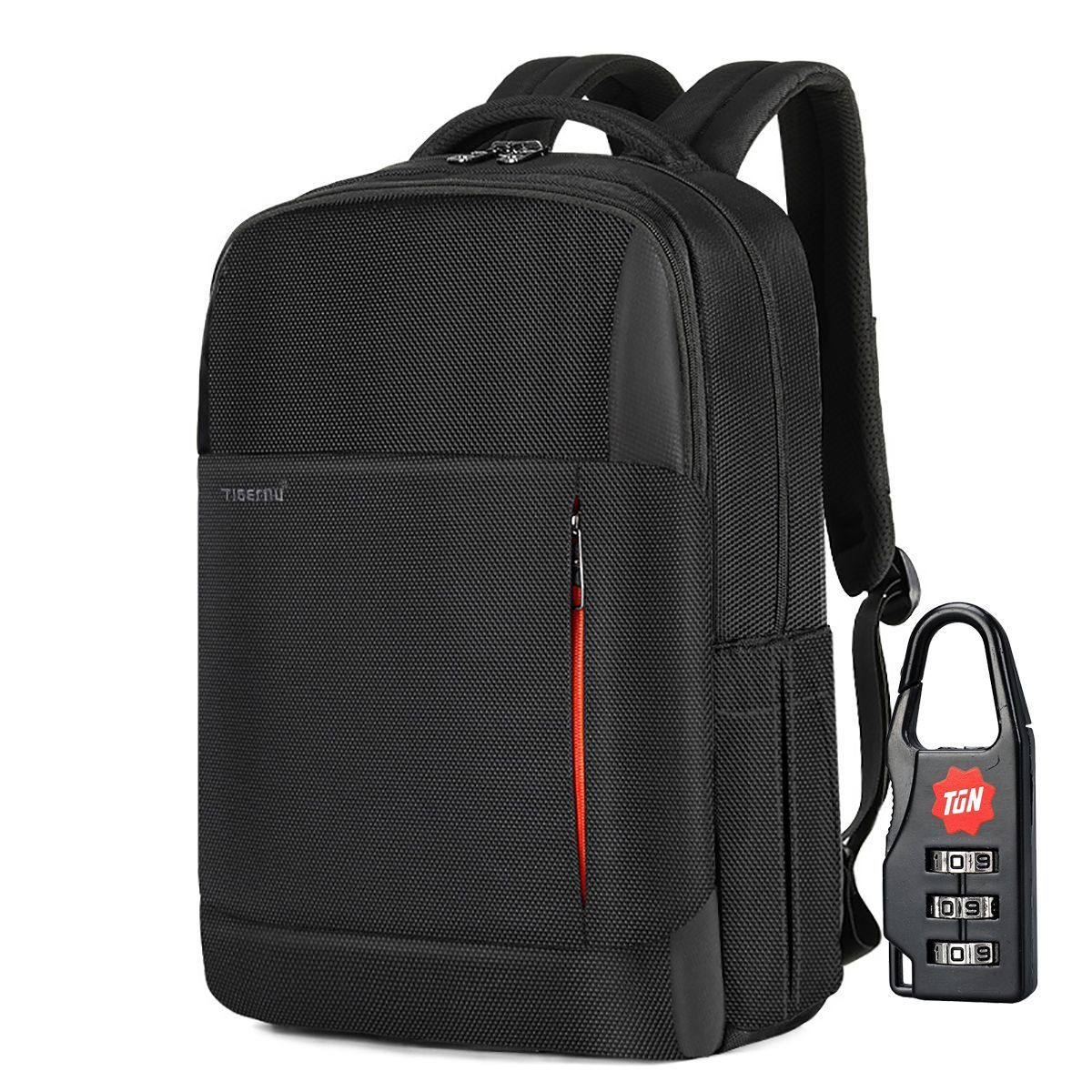 TIGERNU - Mochila Hombre Tigernu 3906 Antirrobo Viaje Laptop Negro