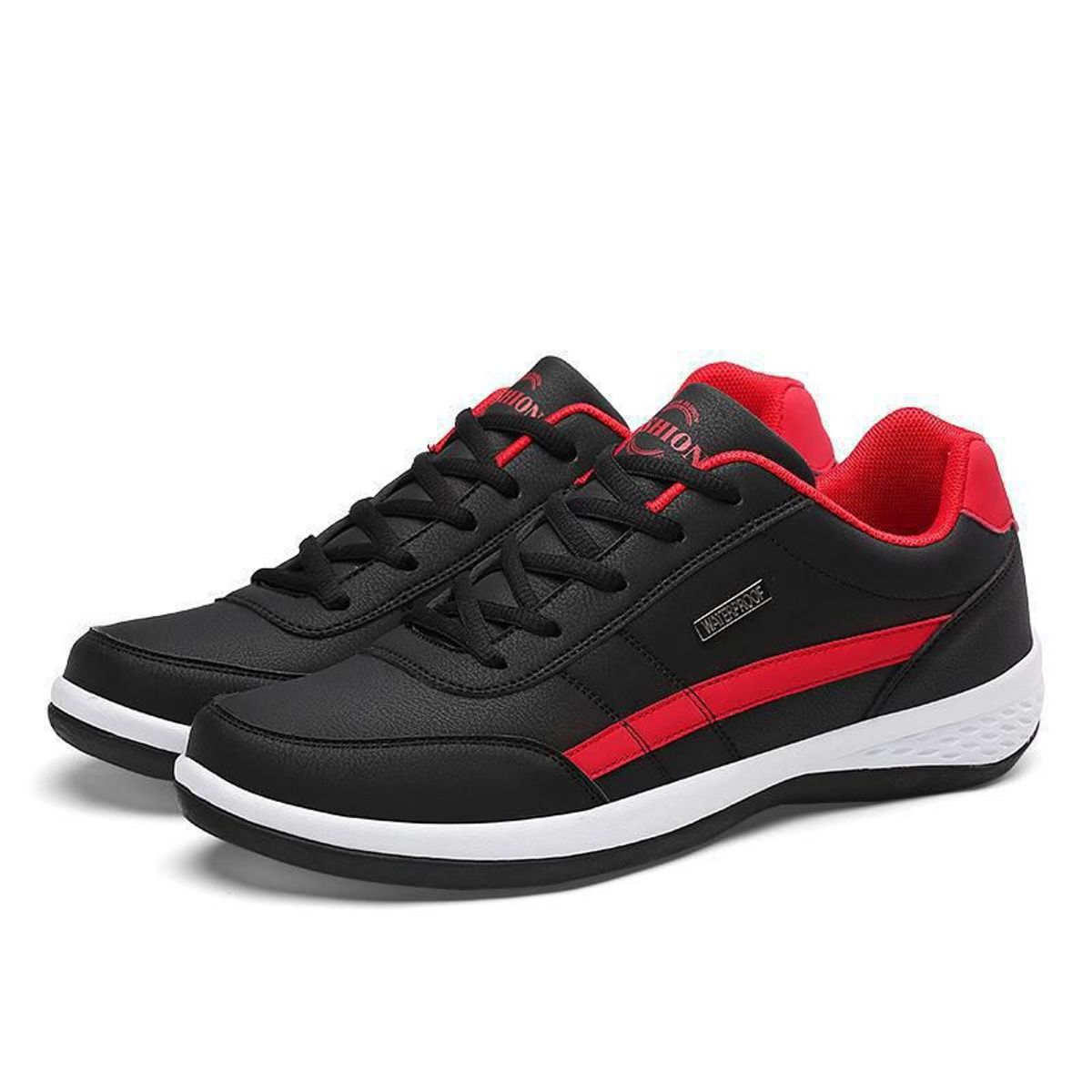 VATYERTY - Zapatillas de Deporte de Cuero para Hombre