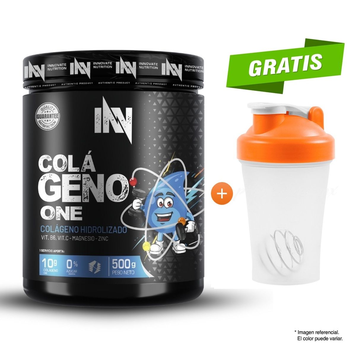 INN INNOVATE NUTRITION - COLÁGENO ONE 500 GR FRUIT PUNCH COLAGENO HIDROLIZADO INN
