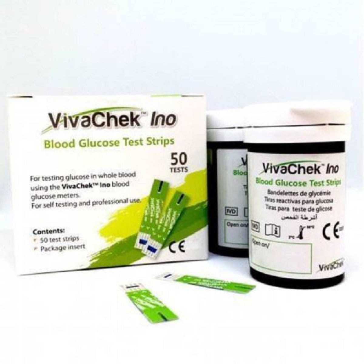 GENERICO - TIRAS REACTIVAS VIVACHEK INO X 50 UNIDADES