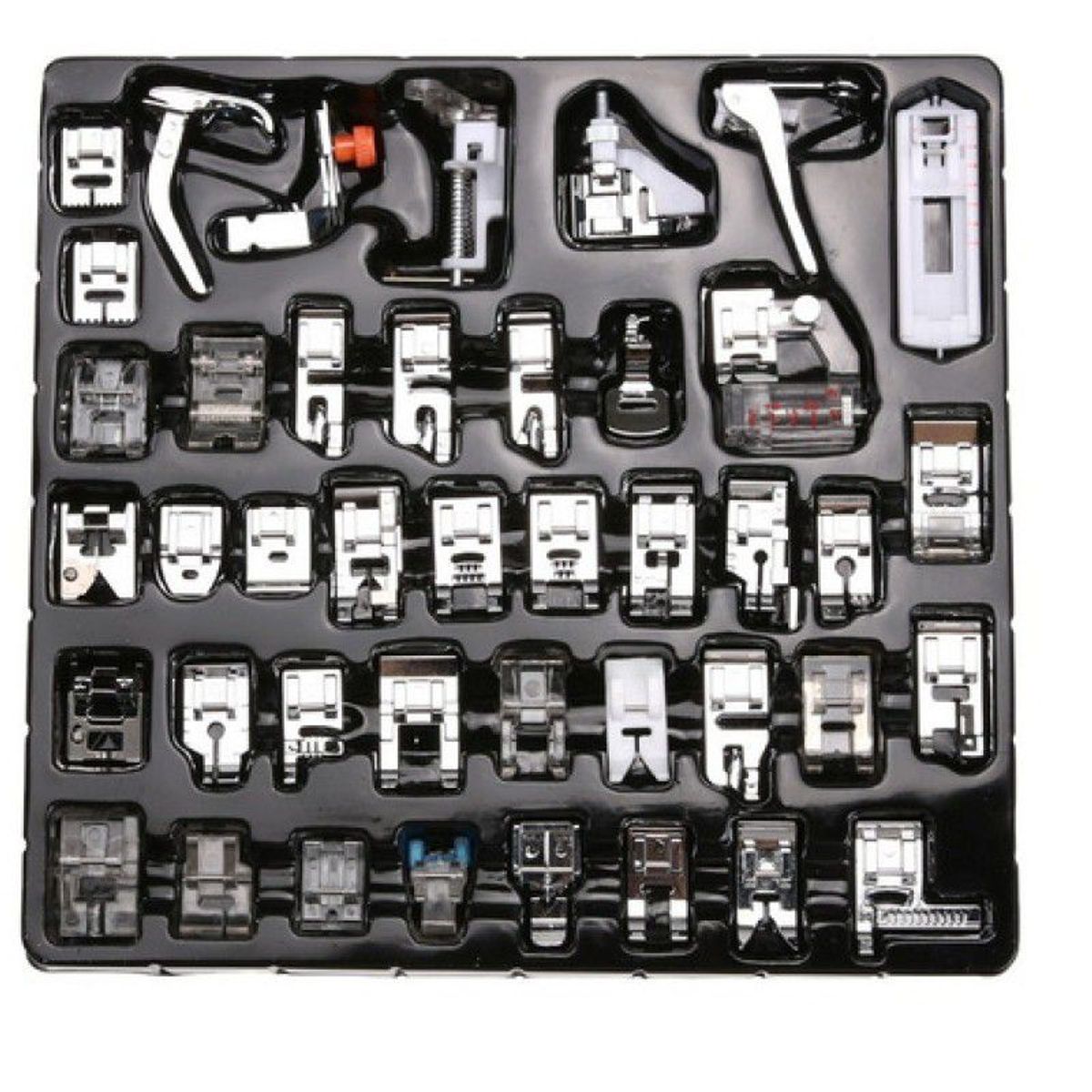 GENERICO - Prensatelas Para Maquinas De Coser Caseras 42 Pcs Singer Bro