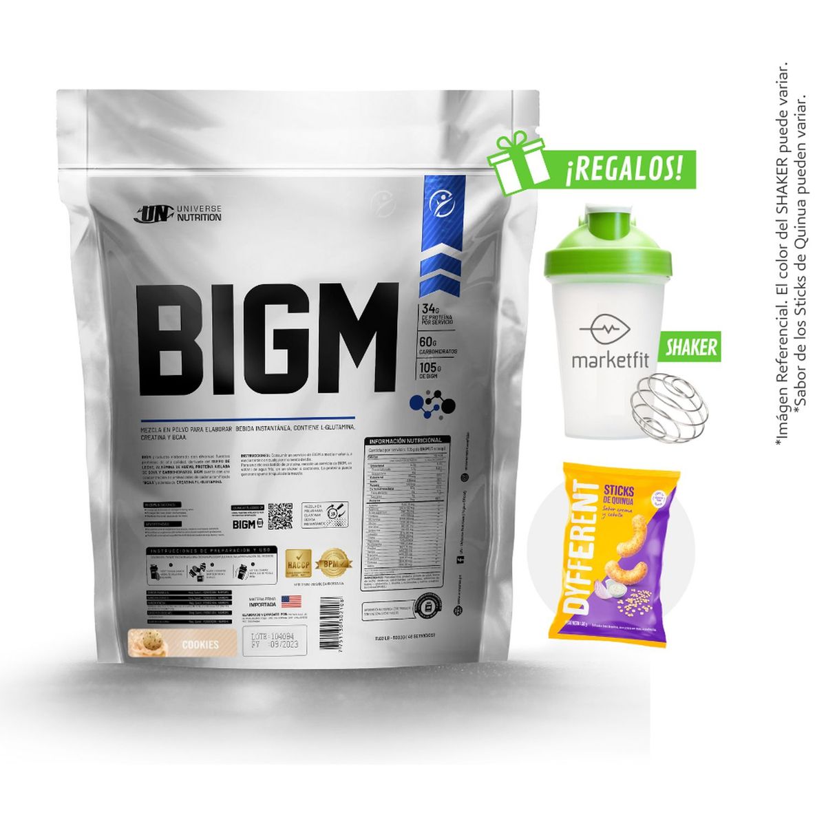 UN - BIGM 5KG PROTEÍNA PARA GANAR MASA MUSCULAR UN