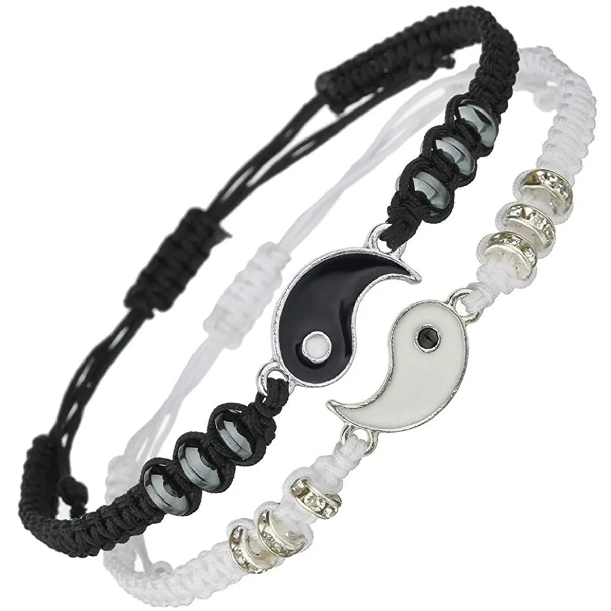 VATYERTY - Yin yang pulsera para hombres mujeres taichi parejas