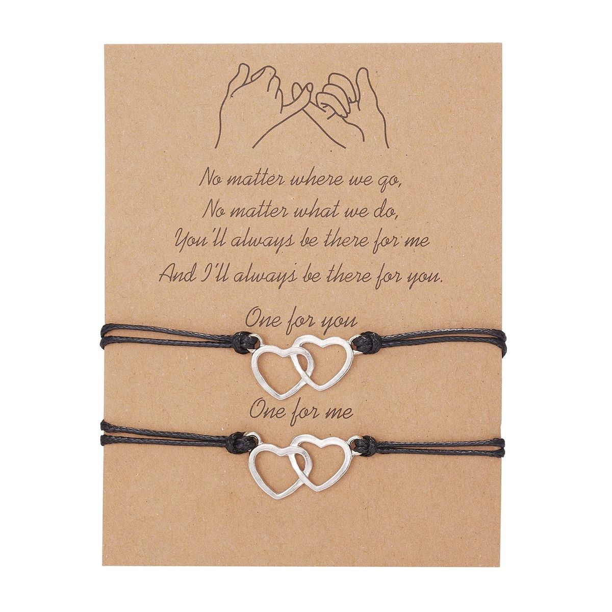 VATYERTY - Conjunto de 2 unids/set de pulseras de la amistad para hombre y mujer-6