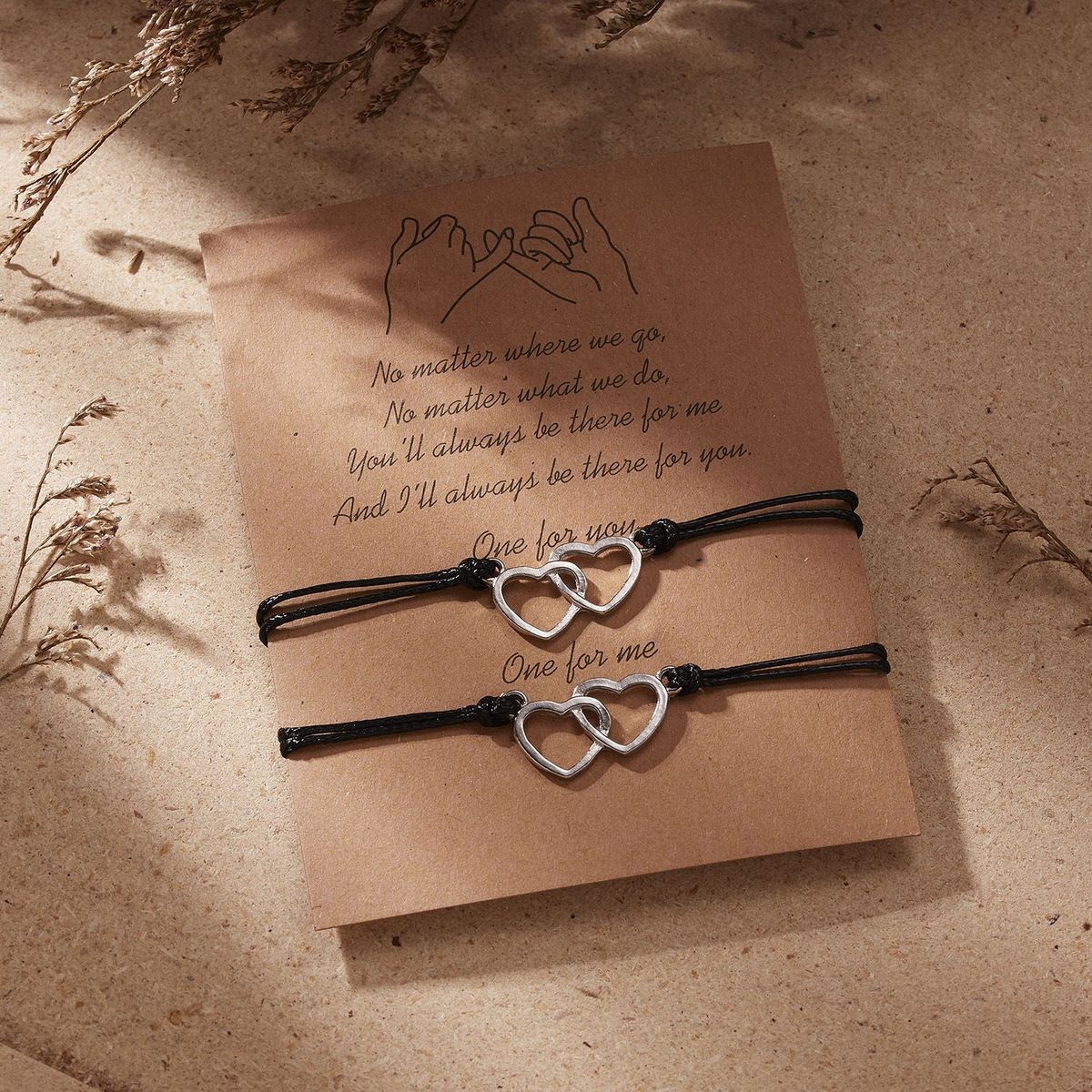 VATYERTY - Conjunto de 2 unids/set de pulseras de la amistad para hombre y mujer-6