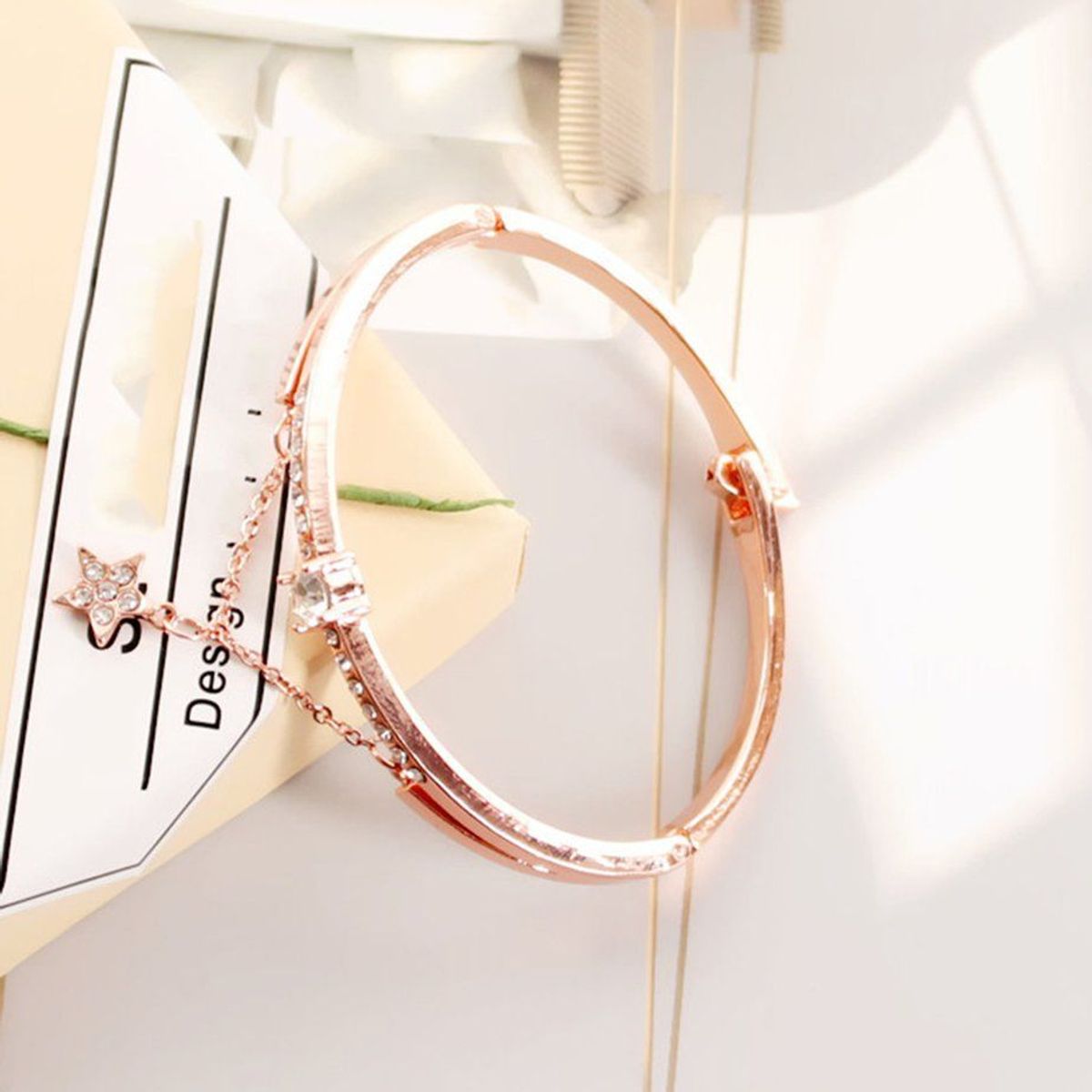 VATYERTY - Mujer romántica cielo estrellado pulsera reloj de cuero de diseñador del rhinestone