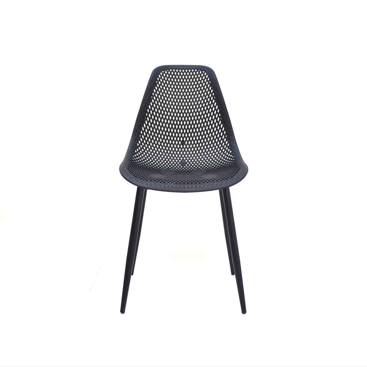 BONNO - Silla De Diseño Lotti Ii Negro Bonno