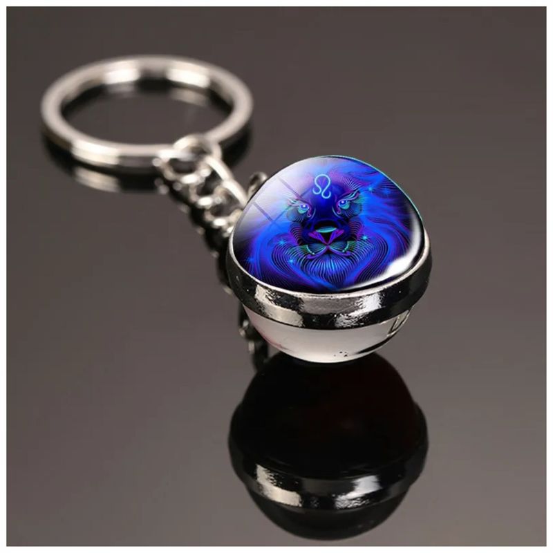 GENERICO - Llavero Esfera Signo Zodiacal - Leo - Esoterismo