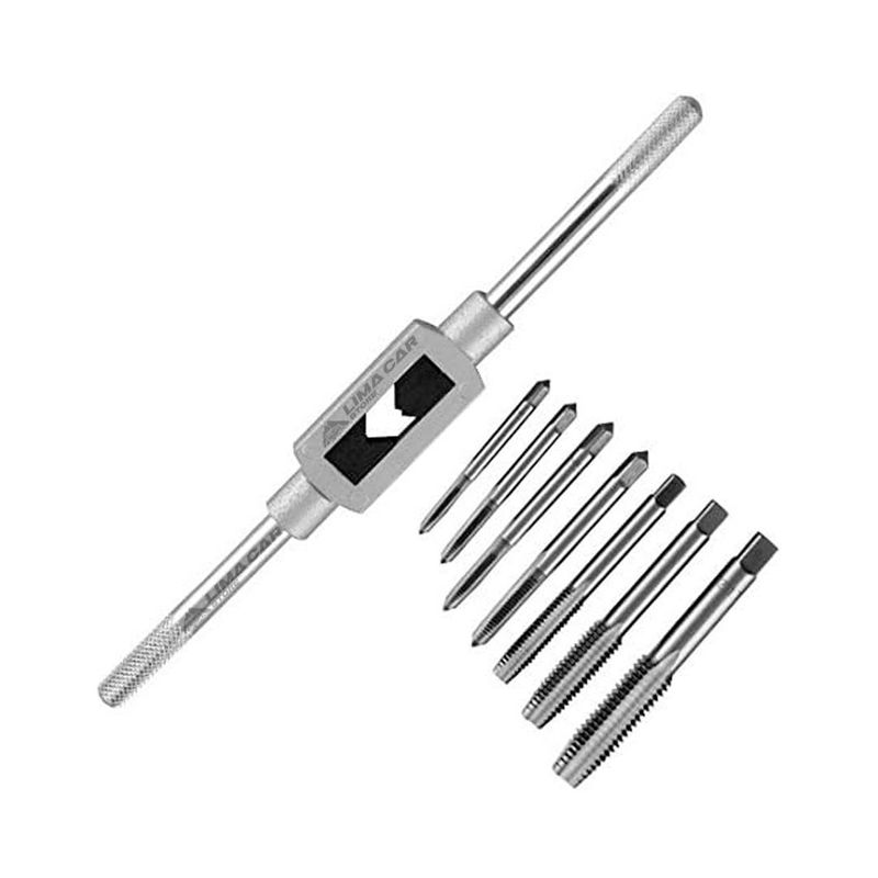 UYUSTOOLS - Set tarrajas macho 8pcs machuelos M3- M12 Uyustools acero