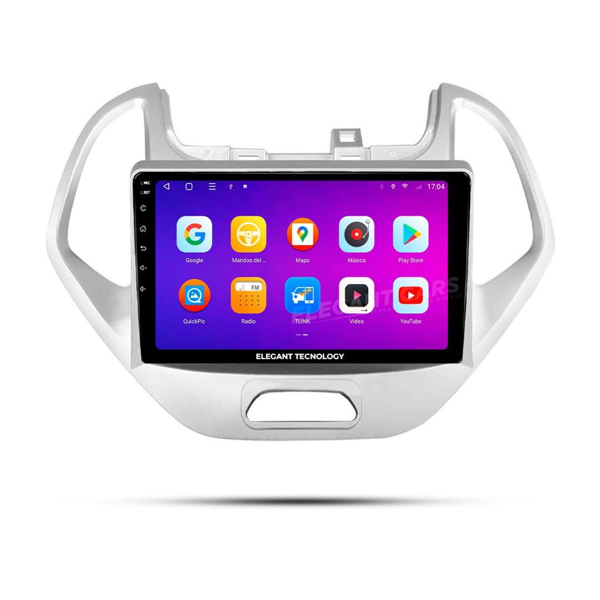 GENERICO - Autoradio Android Elegant Tecnology Ford Figo Aspire Free Style 2019 4-64Gb 4+64GB 8 Nucleos +Chip