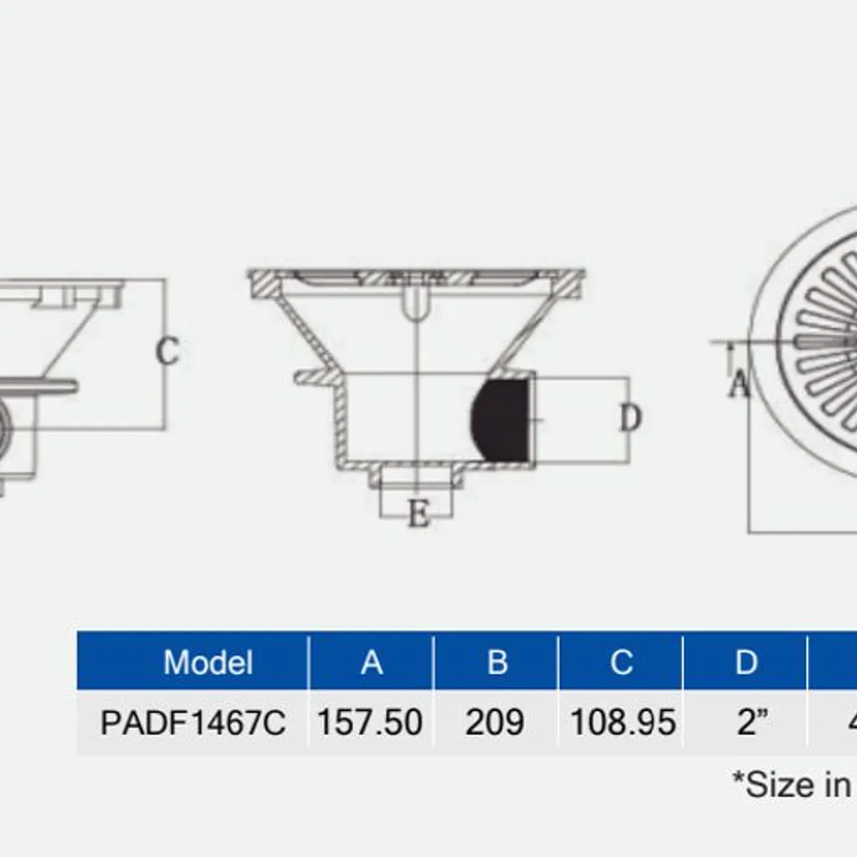 GENERICO - Sumidero de fondo para piscina marca Pool System