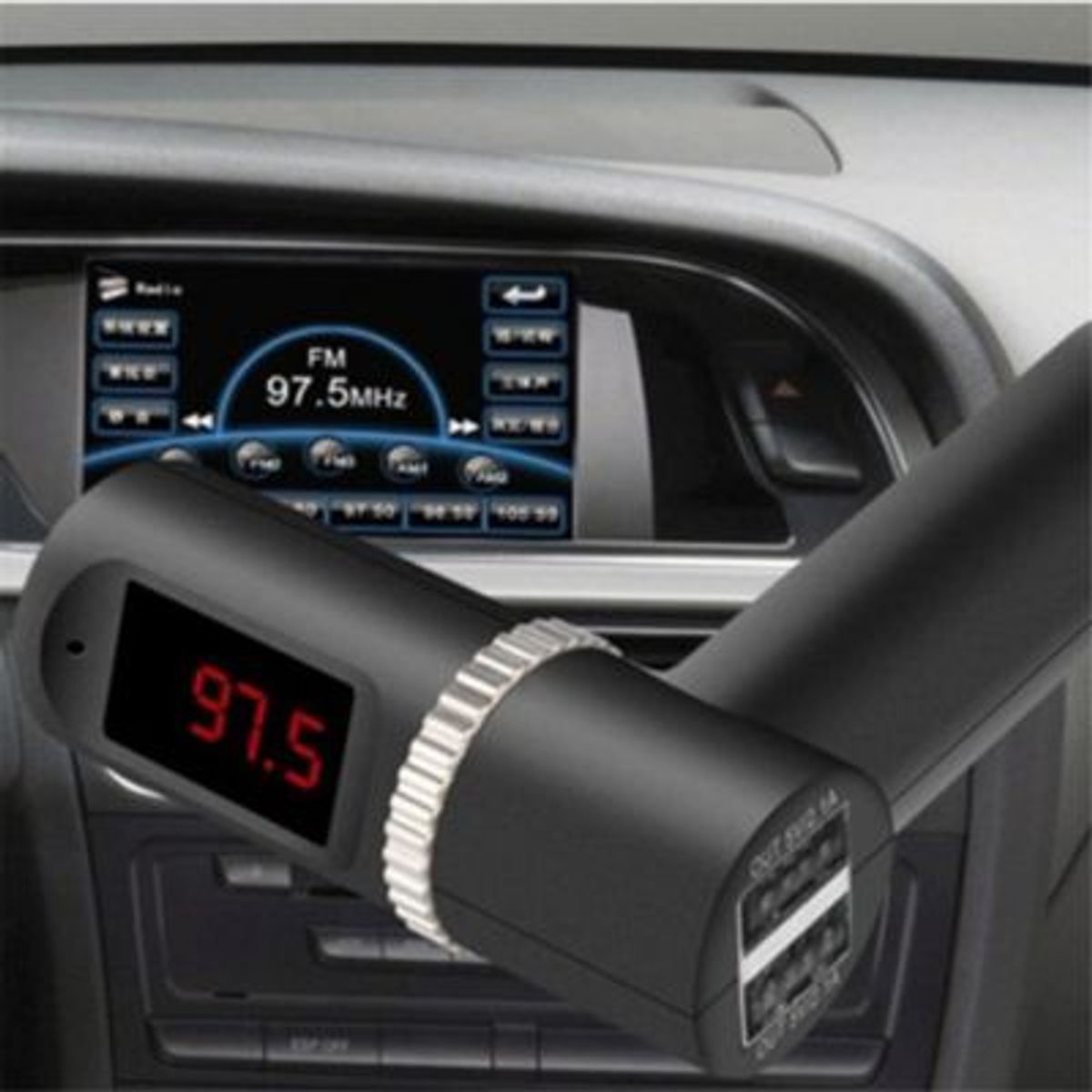 VATYERTY - Mp3 lcd inalámbrico bluetooth transmisor fm manos libres cargador.