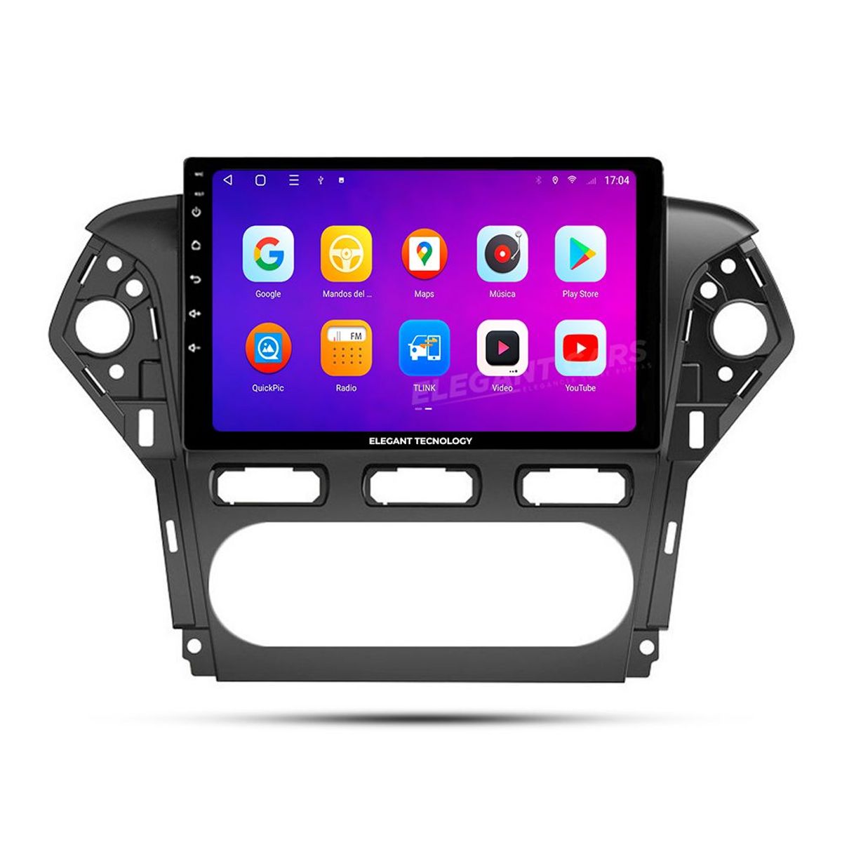 GENERICO - Autoradio Android Elegant Tecnology Ford Mondeo 2011-2013 4-64Gb 4+64GB 8 Nucleos +Chip