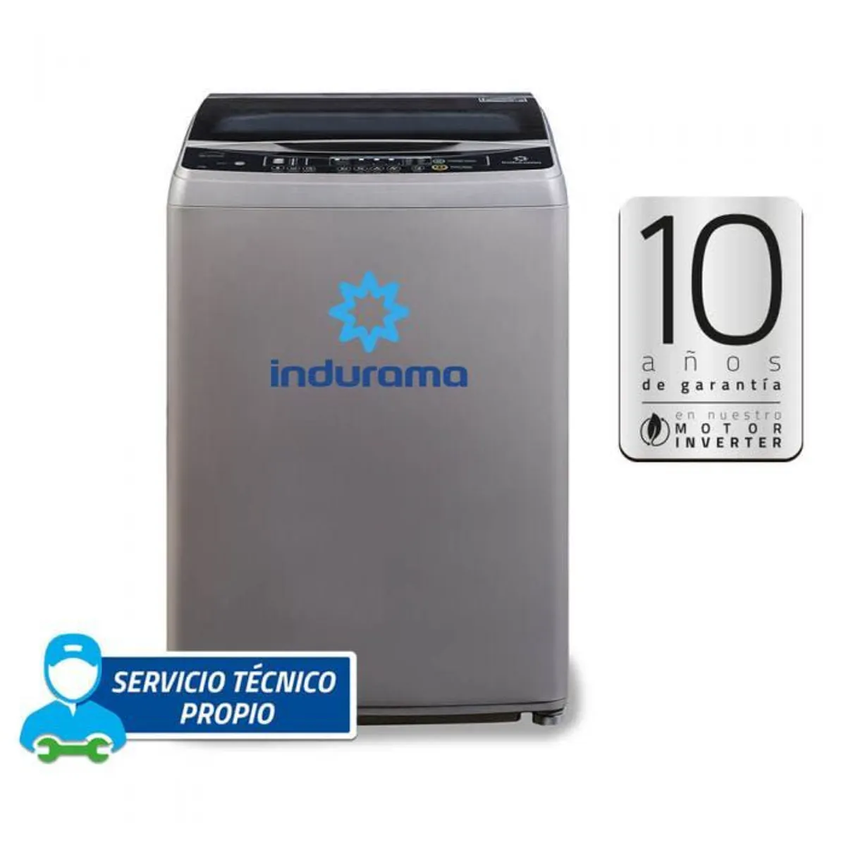 INDURAMA - Lavadora Automatica Indurama LRI21CR 21K Croma
