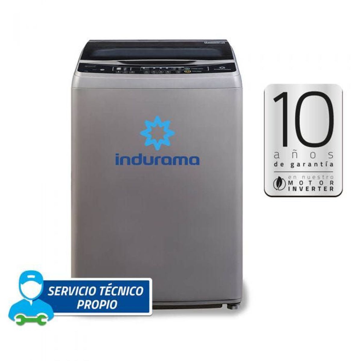 INDURAMA - Lavadora Automatica Indurama LRI21CR 21K Croma