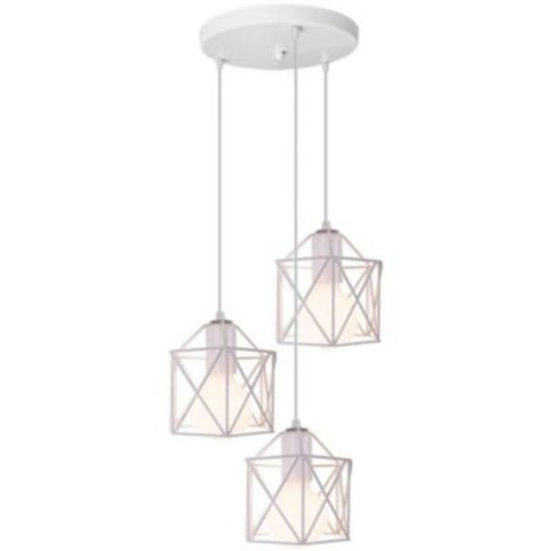 HOME NEAT - Lámpara colgante retro industrial 3 cabezas vintage luz de techo