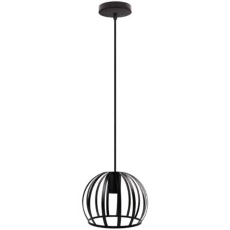 HOME NEAT - Lámpara colgante con jaula de metal techo iluminación industrial