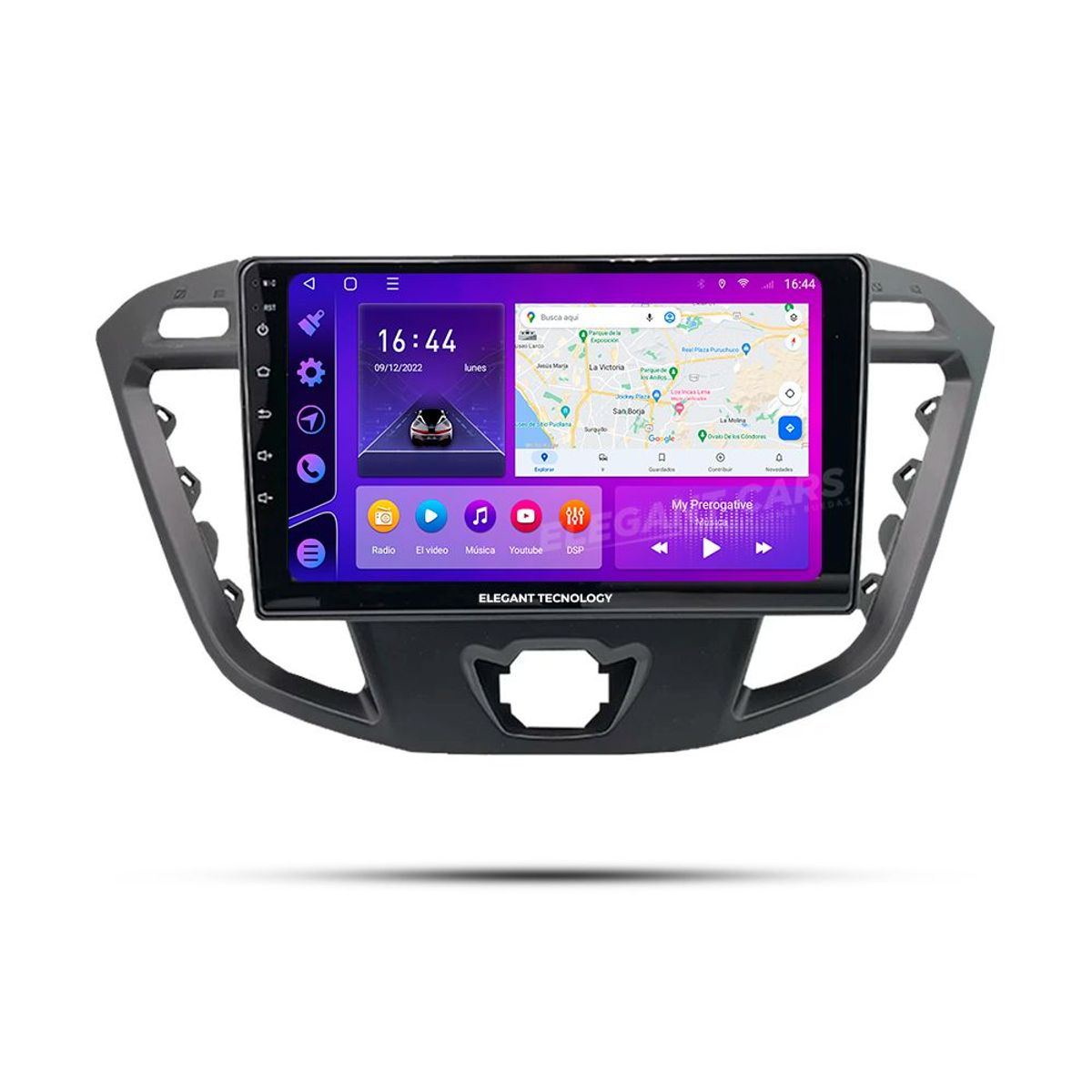 GENERICO - Autoradio Android Elegant Tecnology Ford Transit Tourneo 2013-2017 4-64Gb 4+64GB 8 Nucleos +Chip