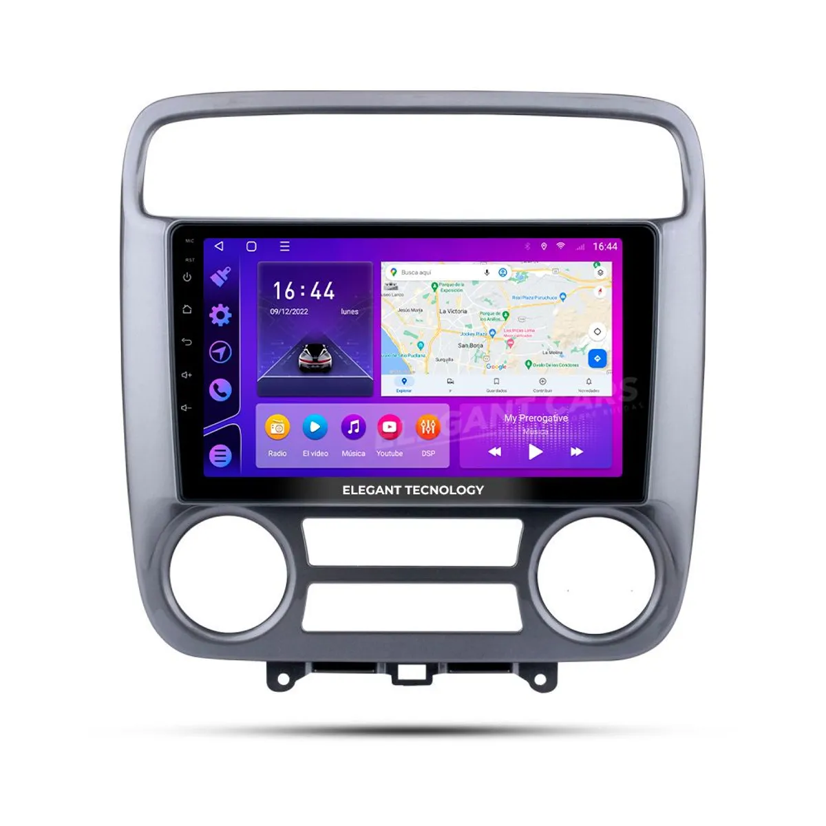 GENERICO - Autoradio Android Elegant Tecnology Honda Stream 2001-2004 4-64Gb 4+64GB 8 Nucleos +Chip