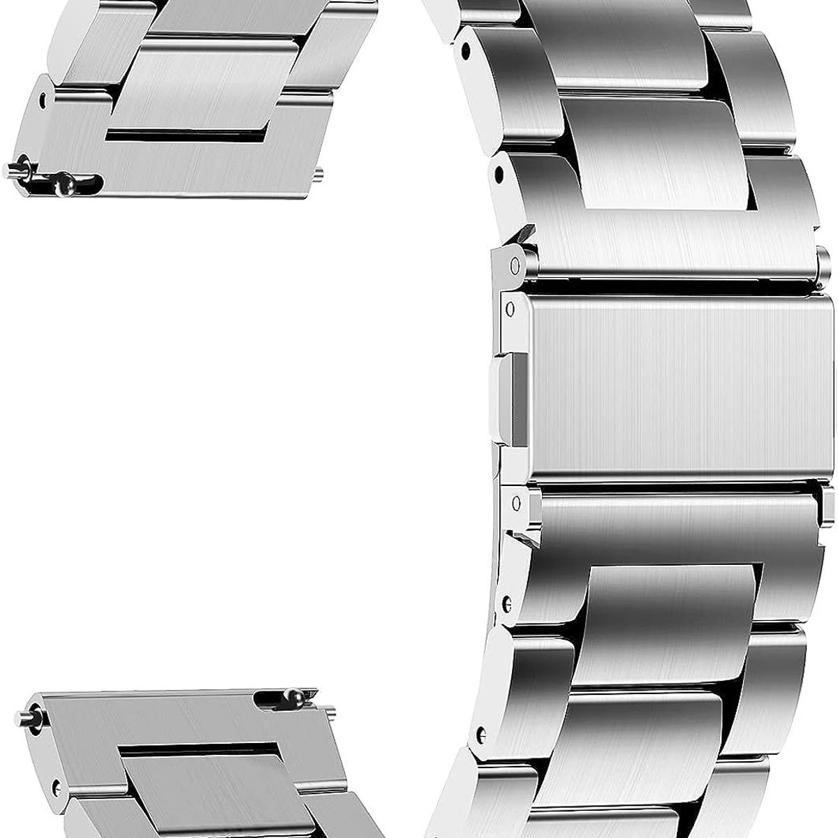 GENERICO - Correas Eslabones para Smartwatch Huawei- Plata -20mm