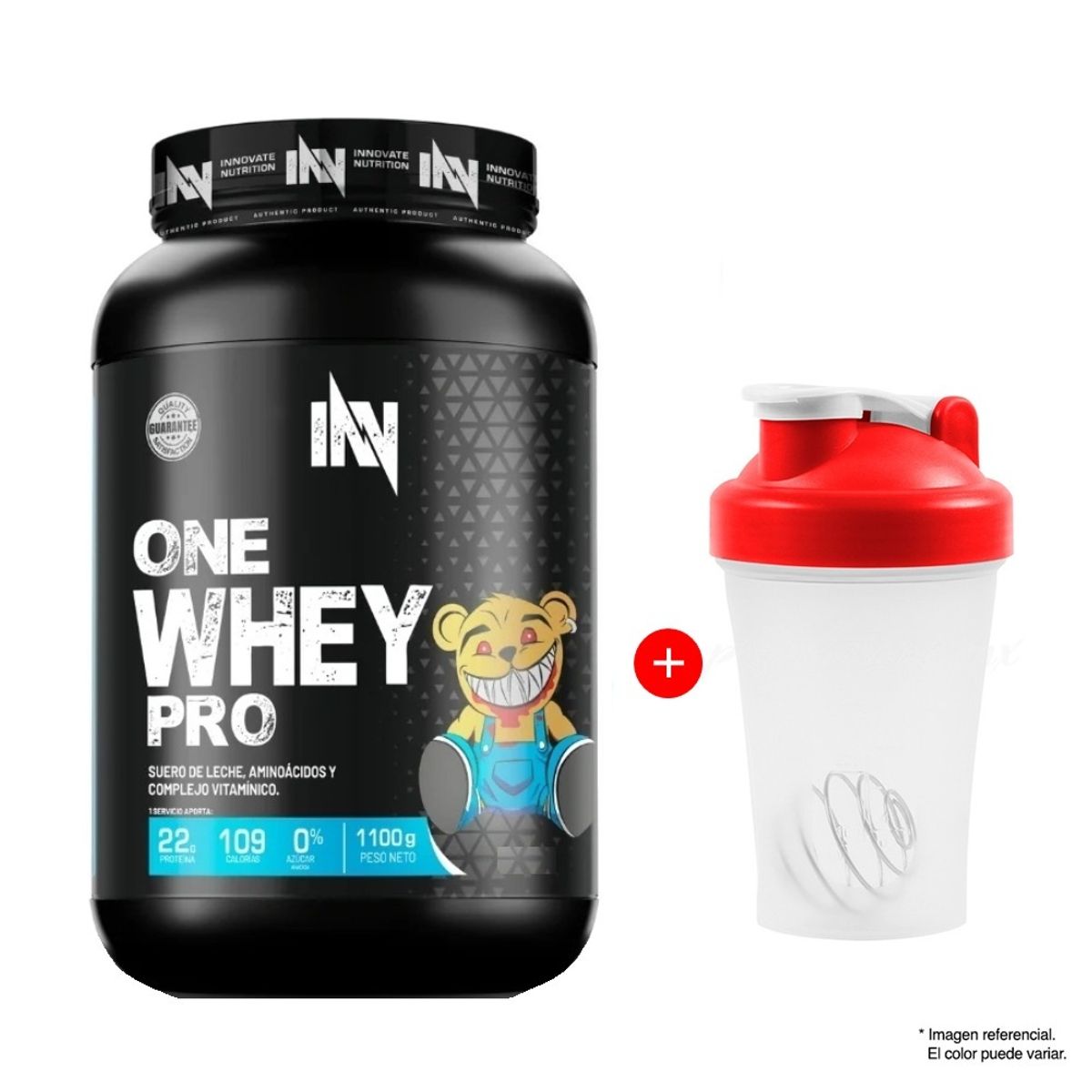 INN INNOVATE NUTRITION - Proteína INN One Whey Pro 1.1 kg Vainilla + Shaker