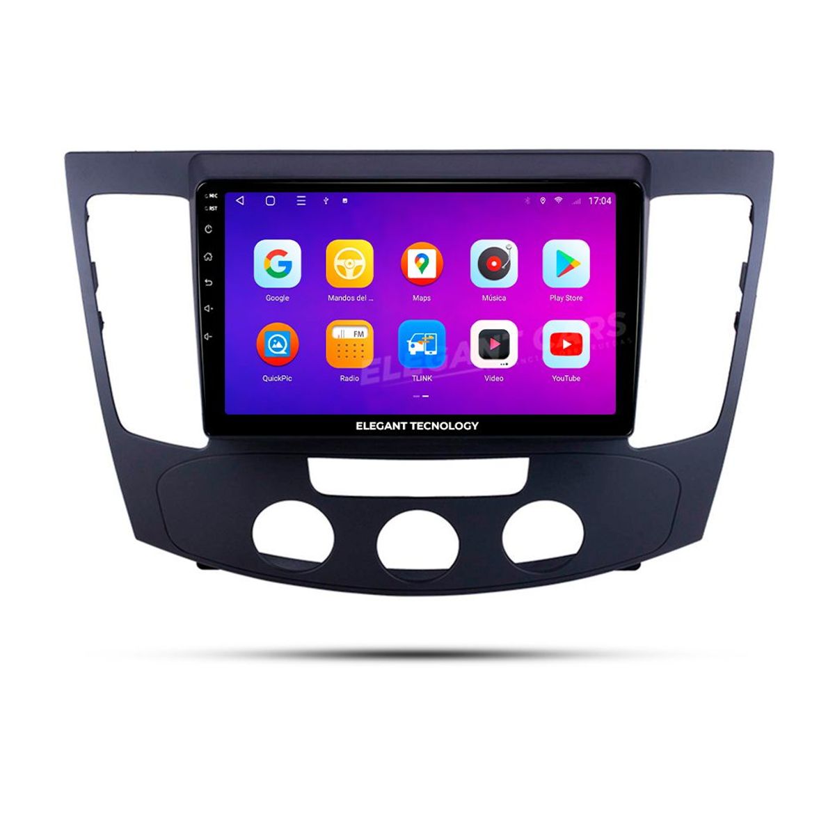 GENERICO - Autoradio Android Elegant Tecnology Hyundai Sonata NFC 2009-2010 4-64Gb 4+64GB 8 Nucleos +Chip