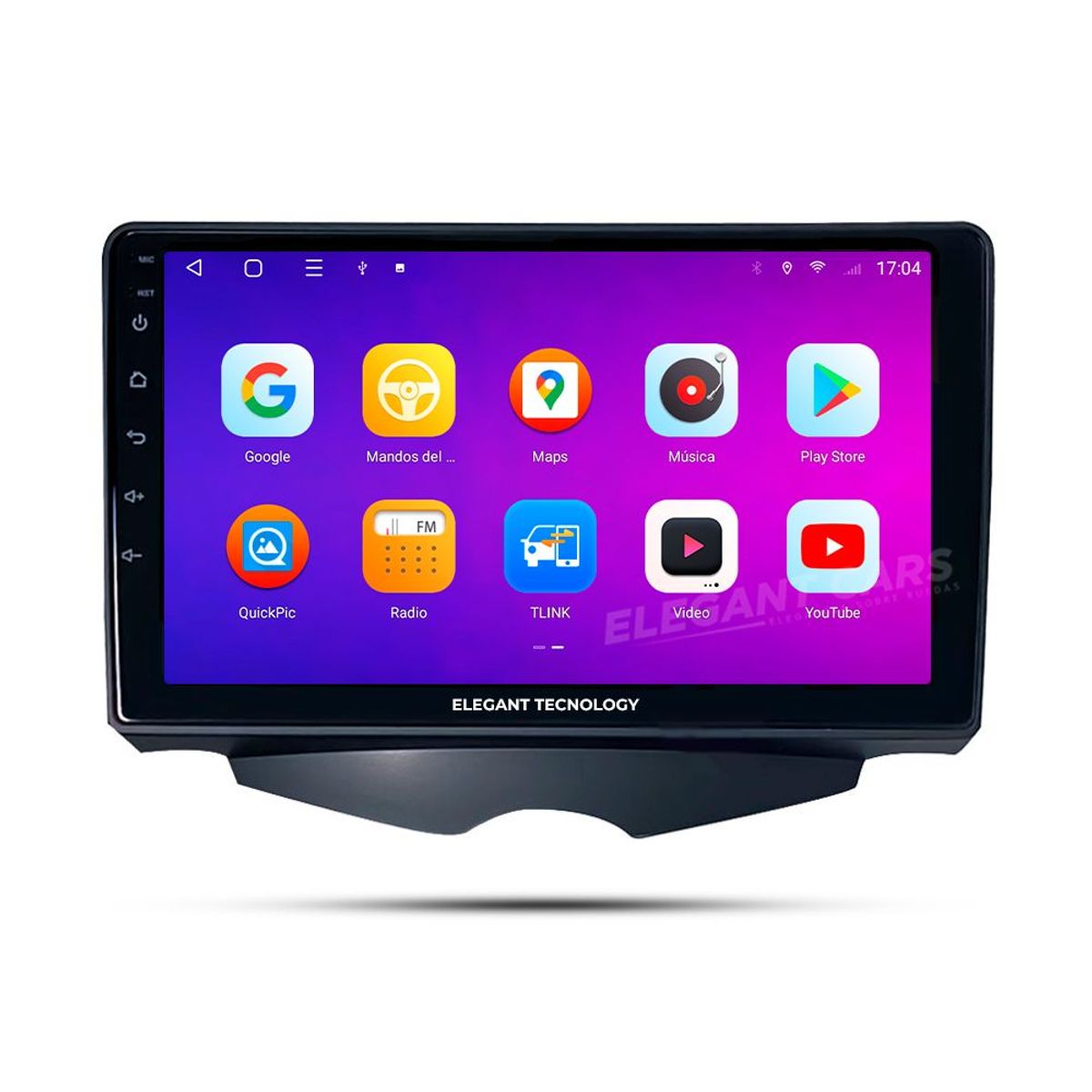 GENERICO - Autoradio Android Elegant Tecnology Hyundai Veloster 2011-2017 4-64Gb 4+64GB 8 Nucleos +Chip