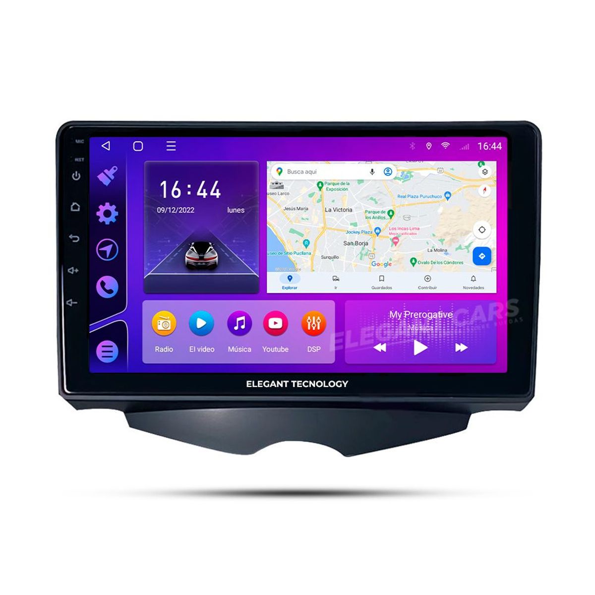 GENERICO - Autoradio Android Elegant Tecnology Hyundai Veloster 2011-2017 4-64Gb 4+64GB 8 Nucleos +Chip