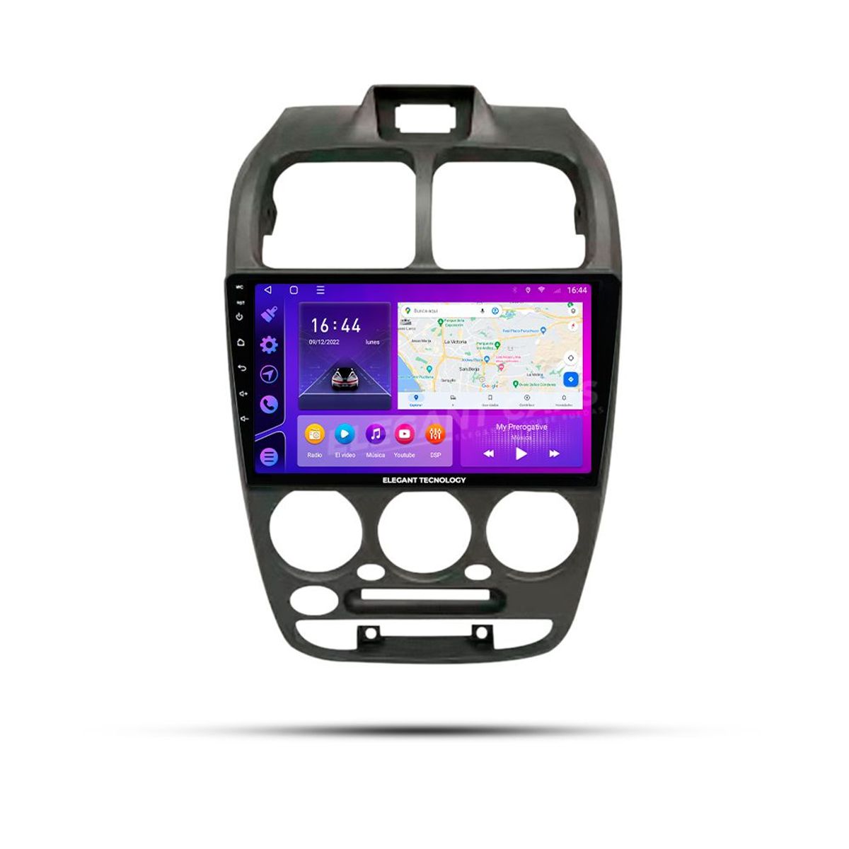 GENERICO - Autoradio Android Elegant Tecnology Hyundai Verna 1999-2012 4-64Gb 4+64GB 8 Nucleos +Chip