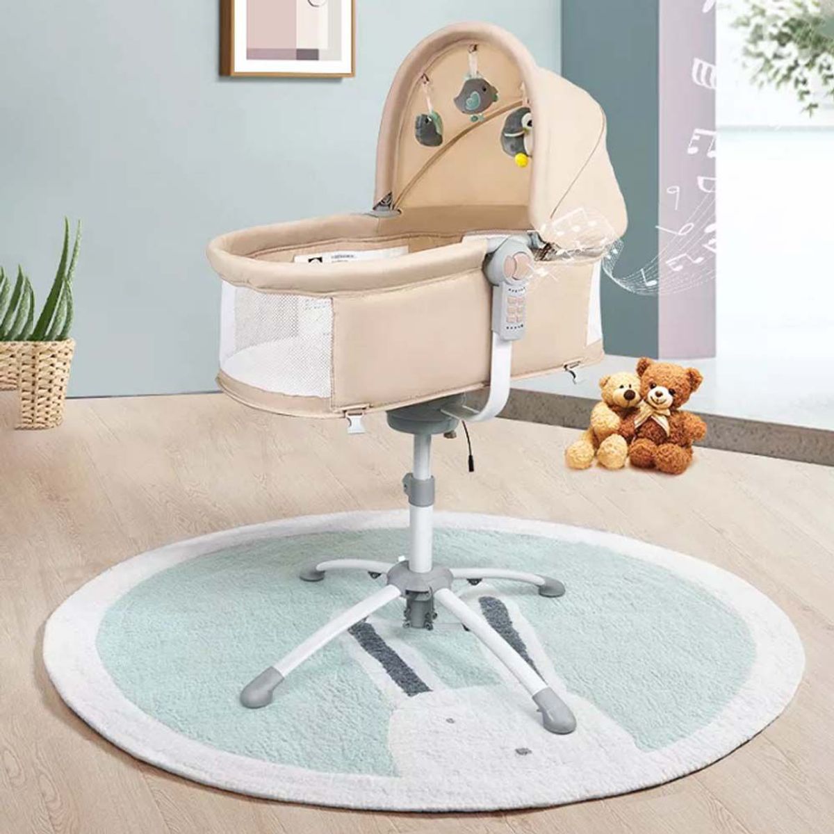 BABYKISS - Mecedora Cuna Electrica moises Multifucional 3 en 1 moises