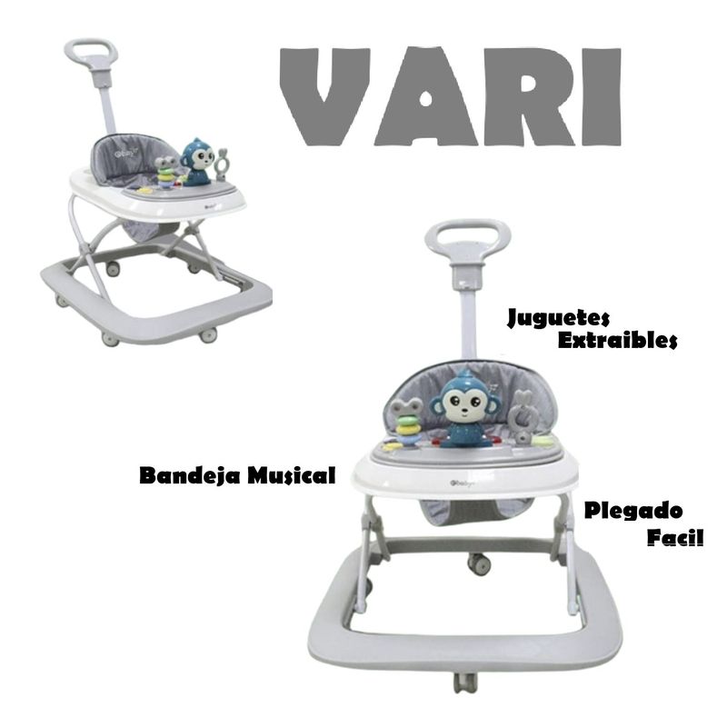 EBABY - Andador Musical Para Bebe Didactico Vari-Plomo