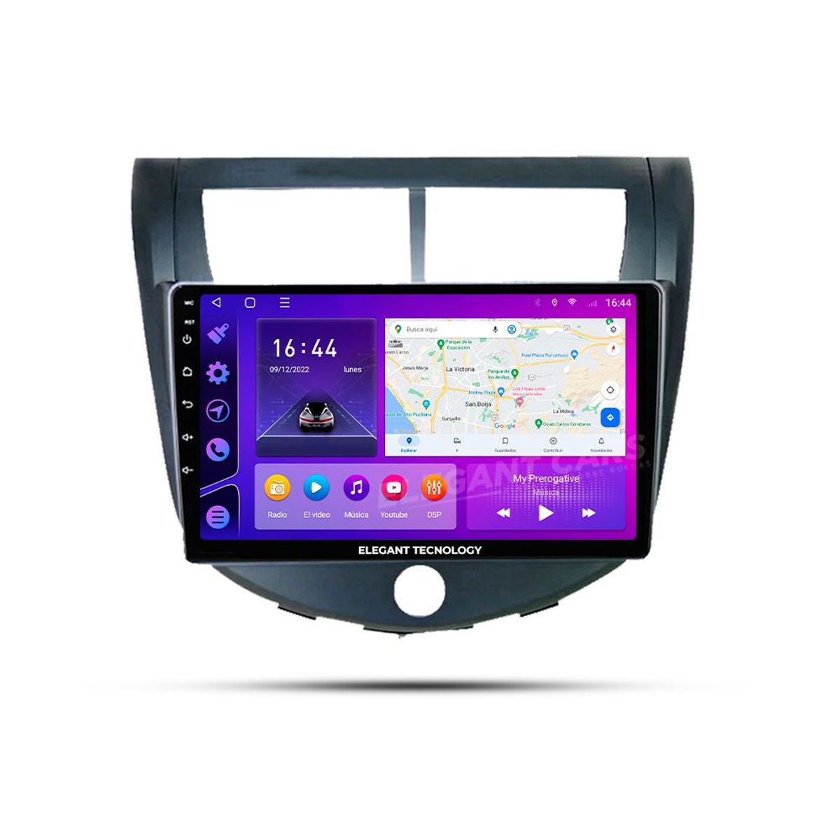 GENERICO - Autoradio Android Elegant Tecnology JAC J4 2012-2020 4-64Gb 4+64GB 8 Nucleos +Chip