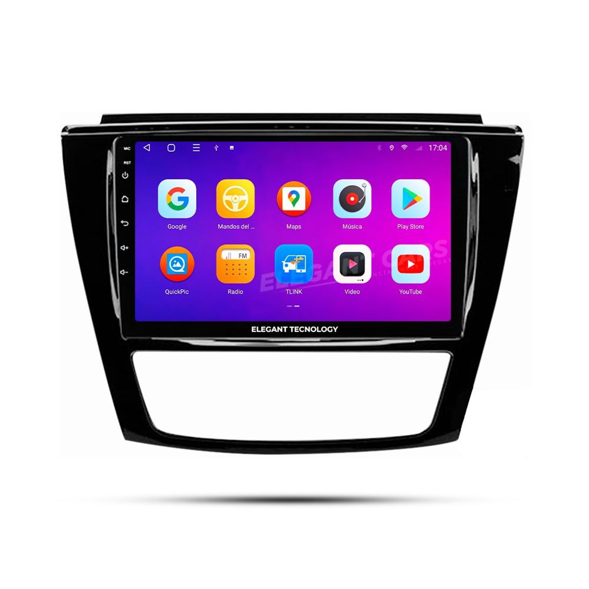 GENERICO - Autoradio Android Elegant Tecnology JAC Refine S5 2013-2019  4-64Gb 4+64GB 8 Nucleos +Chip