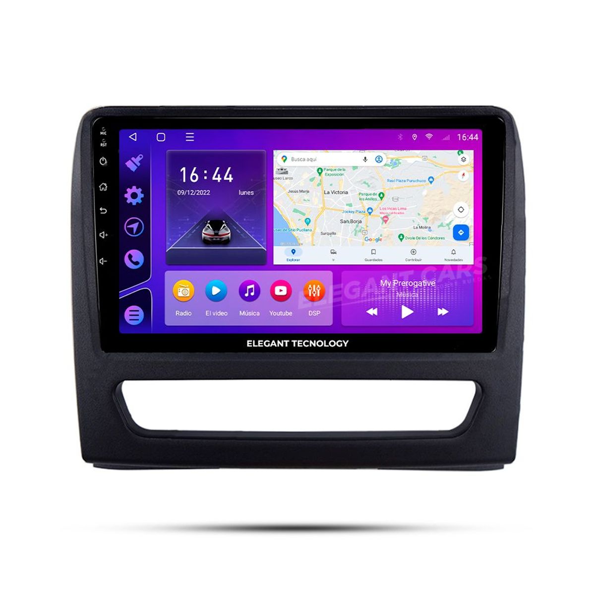 GENERICO - Autoradio Android Elegant Tecnology JAC Sunray 2011-2017 4-64Gb 4+64GB 8 Nucleos +Chip