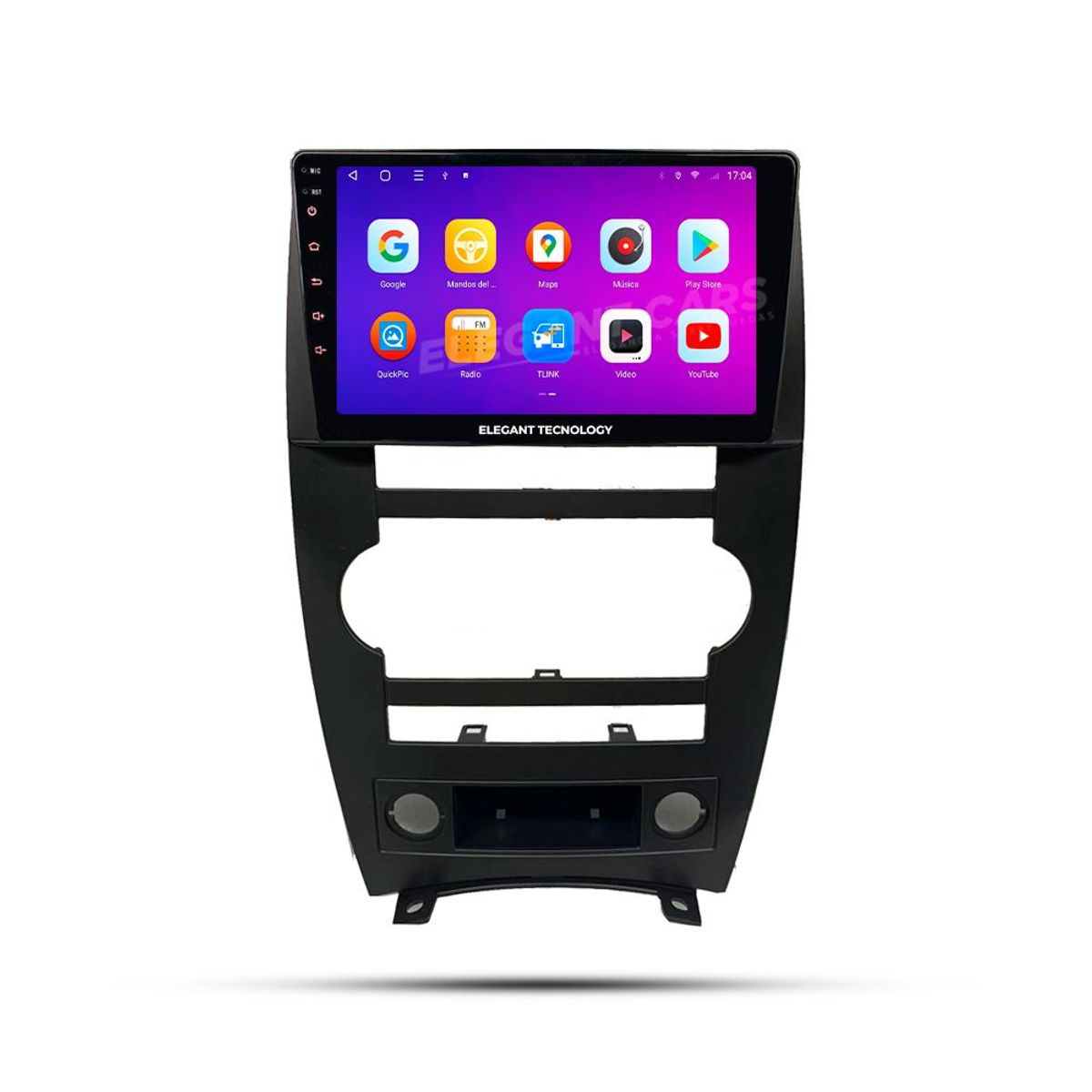 GENERICO - Autoradio Android Elegant Tecnology Jeep Commander 2007-2008 4-64Gb 4+64GB 8 Nucleos +Chip