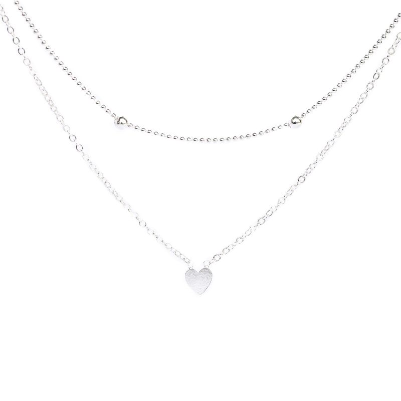 CLEO JOYAS & ACCESORIOS - COLLAR SALLY CORAZON DOS CAIDAS