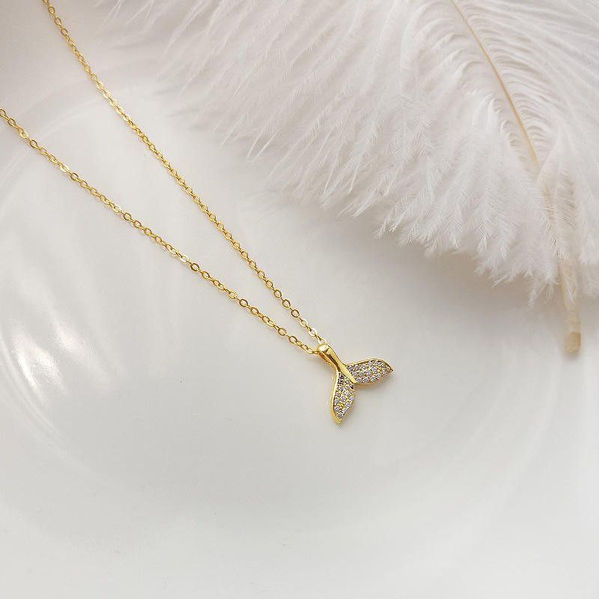 CLEO JOYAS & ACCESORIOS - COLLAR SIRENA COLA DE PEZ